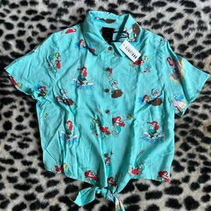 Little Mermaid Crop Top NWT 🧜‍♀️